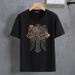 Men's Clothing Plus Size Short Sleeved T Shirt Men Plus Fat Fat Guy Half Sleeve Summer Trend Leisure 300 Pounds Large Size Men's Clothing_viptrois.com
