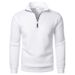 Pure Pure Casual Half-Zip Stand Collar Trendy Simple Loose Plus Size Fleece Men's Sweatshirt Cross-Border_viptrois.com