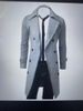 Men's Clothing New Men's Double Breasted Nylon Windbreaker Mid Length Trendy Slim Casual Coat_viptrois.com