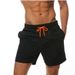2023 Cross-border Men's Summer Swimming Leisure Ten-color Beach Pants Waterproof Four-point Casual Pants_viptrois.com