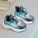 Children's sneaker 2024 spring and autumn boys' casual shoes rotating button girls' running shoes soft bottom baby mesh shoes single_viptrois.com