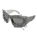 Personalized Beaded Sunglasses Fashion Sunglasses Top Trend Hip Hop Punk Style Sunglasses_viptrois.com