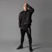 Men's clothing Casual fitness men's trousers slim feet zipper sweatpants_viptrois.com