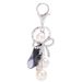 Version Pearl Ribbon Heart Keychain Bag Pendant Diamond Bow Creative Gift_viptrois.com