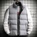 Autumn Men's Down Cotton Korean Style Trendy Loose Fit Winter Stylish Thickened Outerwear Vest Jacket_viptrois.com