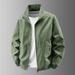 Spring And Autumn New Stand-up Collar Jacket Men's Thin Trench Coat Windproof And Waterproof Outdoor Casual Versatile Men's Jacket_viptrois.com