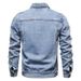 Men's Clothing Denim Jacket Japanese Casual Youth Popular Workwear Denim Jacket_viptrois.com