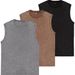 230G Pure Cotton American Batik Washed Sleeveless Vest Summer Retro Round Neck Heavyweight T-Shirt Men's Style_viptrois.com