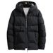 New Cotton For Men, Thickened Coat, Trendy Brand, Autumn And Winter Hooded Short Workwear Puffer Jacket_viptrois.com