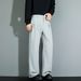 Cleanfit Black High End Wide Leg Casual Trousers for Men Summer Curved Blade Dress Pants Professional Suit Suits a Sleek Flow_viptrois.com