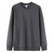 Pure Pure 320g Heavyweight Men's In Stock Wholesale Disan Cotton Solid Color Crew Neck Loose Ribbed Cuff Sweatshirt_viptrois.com