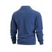 Men's Slim-Fit Fleece Pullover - Winter Stand Collar Long Sleeve Casual Top With Coral Fleece Lining (Black, Blue, Olive, Beige, Dark Gray)_viptrois.com