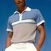 Men's Clothing Casual Fashion Fresh And Simple Summer Short Sleeved Button Polo Shirt_viptrois.com