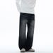 Men’s Distressed Black Washed Jeans – Loose Fit High Street Vintage Denim (Sizes S-2XL)_viptrois.com