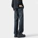 American Retro Patchwork Jeans For Men, Spring Trendy Vibe Loose Wide-leg Casual Pants, Stylish Straight-leg Trousers_viptrois.com