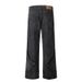 Men's Clothing Design Deconstructed Patchwork Jeans High Street Retro Distressed Straight Casual Pants_viptrois.com