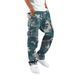 Men's Camouflage Cargo Pants - Outdoor Military Tactical Jogger Pants With Drawstring Waist & Multiple Pockets, Loose Fit Casual Work Pants_viptrois.com