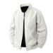 Unisex Vintage Flight Jacket – Classic Baseball Bomber With Corduroy & Rabbit Fur Trim, Oversized Fit (M-5XL, Black/Khaki/Army Green)_viptrois.com