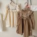 Mother & Kids Forest retro flower embroidery girl dress 2024 autumn style stand collar lotus leaf lace children's princess dress long sleeve_viptrois.com