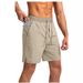 Men's Clothing Quick Drying Breathable Sports Shorts Mid-Waisted Loose Fit Casual Outdoor Running Training Fitness Cycling Five Point Pants Summer_viptrois.com