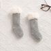 Mother & Kids Cartoon floor socks winter plus velvet thick warm newborn baby boys and girls spring and autumn cute super cute cotton socks_viptrois.com