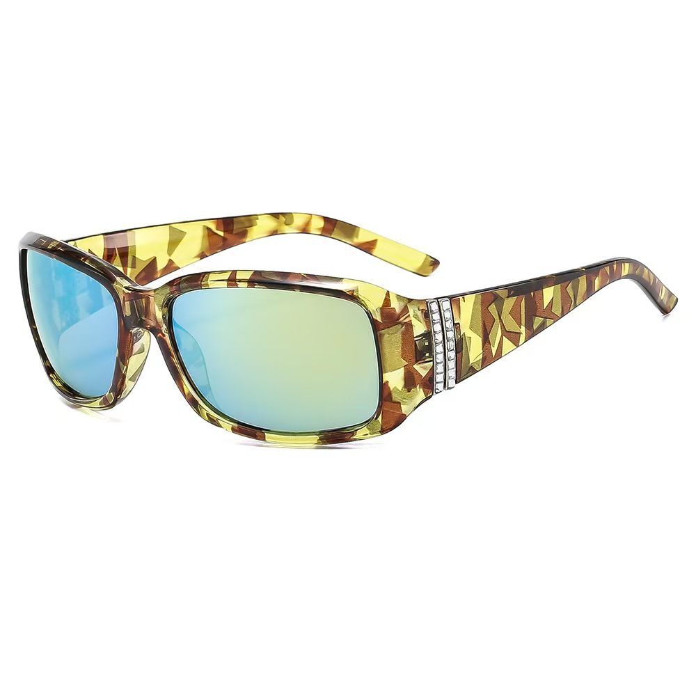 Women's Glasses Classic Oval Sunglasses Sports Trend Polarized Sunglasses Inlaid With Diamonds For Women_viptrois.com