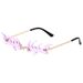 Men's Sunglasses New Style Personalized Sunglasses For Women Trendy Internet Celebrity Fishbone Sunglasses Trendy Fashion Party Funny Glasses_viptrois.com