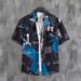 Men's Clothing Summer Short Sleeved Shirt Trendy Beach Vacation Casual Loose Shorts Travel Set_viptrois.com