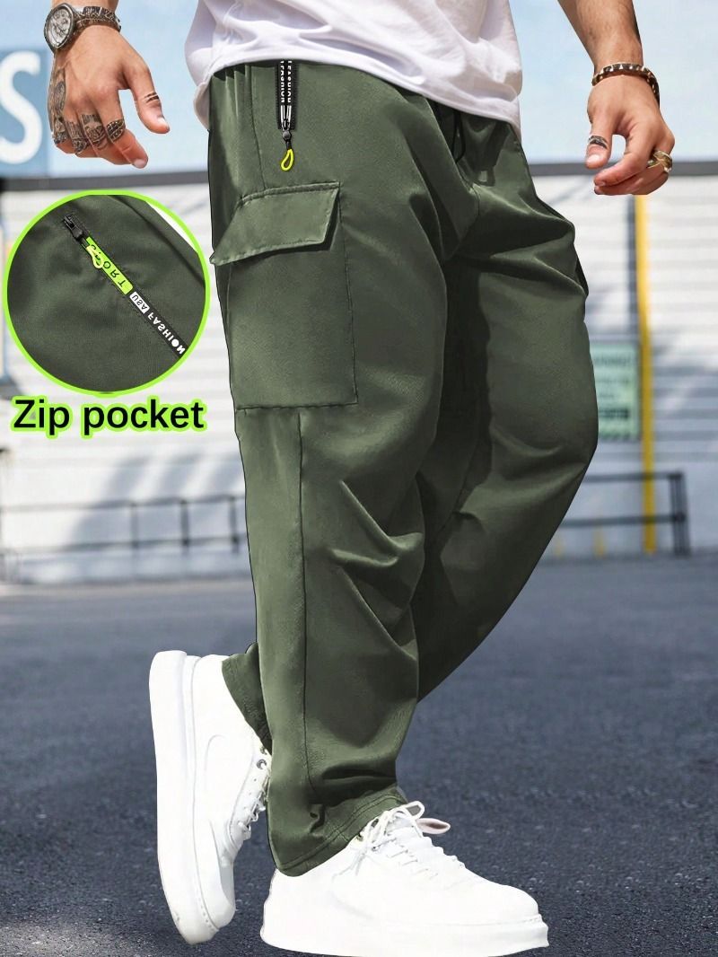 Men’s Cargo Pants – Breathable & Durable Polyester, Euro Sizing (XXS-3XL, 4 Colors) – Workwear & Outdoor Ready_viptrois.com