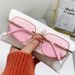 Women's Sunglasses Square Frame With Accessories, Glitter, INS Style, Fashion, High End Sense, Same Style Sunglasses For Men And Women_viptrois.com