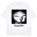 Camiseta Gráfica Vintage Divertida Gato Con Ibuprofeno, Humor Para Hombres Y Mujeres, Moda, Algodón Gran Tamaño, Ropa_viptrois.com