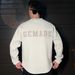 2025 Autumn Winter New Arrival Handsome Loose Solid Color Comfortable Heavyweight Base Shirt Trendy Men's Round Neck_viptrois.com