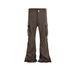 Man's clothing Pleated crease pants Men's and women's high street style micro-rado pocket casual cargo pants_viptrois.com