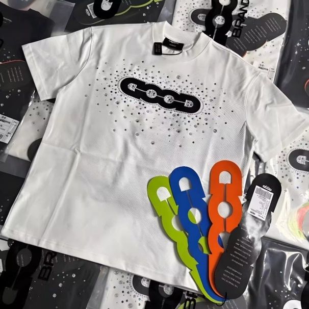 Wang Sulong Light Luxury Gemstone Short Sleeve T-Shirt And Long Sleeve Sweatshirt For Men And Women Colorful Candy Holiday Style_viptrois.com