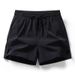 Men's sports shorts new summer thin ice silk quick-drying running three-point fitness trend breathable loose hot pants_viptrois.com
