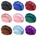 New Full Diamond Satin Sleeping Cap Wide Brim Elastic Hair Care Cap All Match Hot Diamond Chemotherapy Cap Wash And Shower Cap_viptrois.com