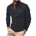 Nordmann INS Spring Autumn Fashion Men's Long Sleeve Plaid Polo Shirt With Button Pockets And Zipper Design_viptrois.com