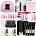 Nail Extension Gel Kit With UV Nail Polish For Professional Manicure_viptrois.com