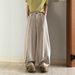 High-End Pleated Flow Dress Pants Spring Summer Retro Trendy Loose Fit Versatile Wide Leg Casual Style For Men And Women_viptrois.com