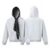 Men's Clothing High Street Hooded Sweatshirt Men And Women Loose Camouflage Scarf Trendy Brand Solid Color Hoodie Top_viptrois.com