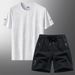 Men's Clothing Camouflage Casual Sports Suit Men's Summer Thin Quick Drying Clothes Gym Loose T Shirt Running Short Sleeved Shorts Training_viptrois.com