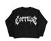 Unisex Casual Letter Jacquard Knit Sweater - Loose Fit Round Neck Pullover For Men & Women_viptrois.com