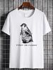 Fight Or Flight Funny Penguin Pun Fight Or Flight Meme T-Shirt Comfortable Fashion Slightly Graphic Soft Stylish Top For Everyday Wear Homme_viptrois.com