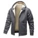 Autumn And Winter New Men's Sweater Lamb Wool Thickened Jacket Cardigan Casual_viptrois.com