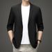 Spring And Summer New Plus Size Jacket Business Lightweight Small Blazer Casual Suit Light Mature Style Men_viptrois.com