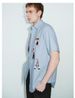 2025 Spring And Summer New Men's Fashion Casual Versatile Handsome Design Sense Personalized Square Collar Shirt Short Sleeve Men's Clothing_viptrois.com