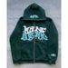 Men's Clothing joint trend Gothic punk hip-hop fashion zipper digital printing hoodie_viptrois.com