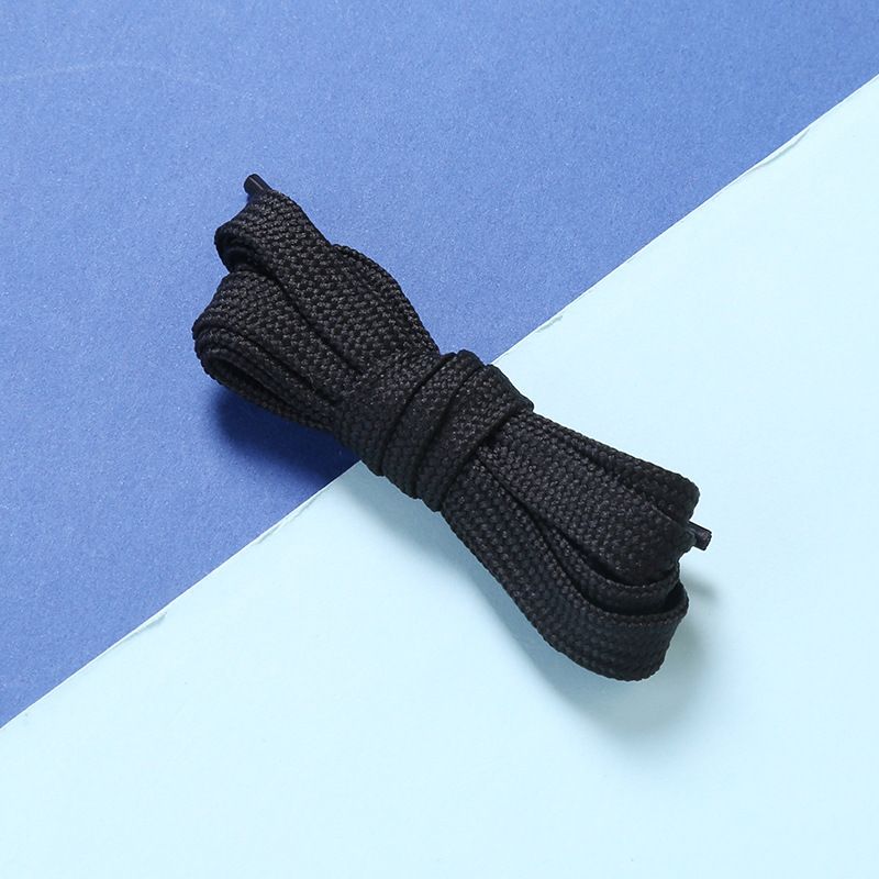 Shoe Accessories double layer shoelaces flat polyester shoelaces suitable for casual sports shoe laces small white shoe laces_viptrois.com