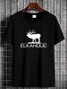 NEW Elkaholic T Funny Elk Hunting - Tee T-ShirtBLACK MEN-WOMEN SIZE S-5XL Stretched Casual Fashion Versatile Streetwear Unisex_viptrois.com