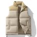 Unisex Puffer Vest – Oversized Quilted Gilet With Color-Blocking & Flap Pockets (S-5XL, 5 Colors, Lightweight Warmth)_viptrois.com